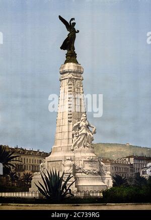 Centenaire Monument, Nice, Riviera, circa 1900 Stock Photo