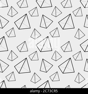 prism line seamless pattern vector illustration background Stock Vector