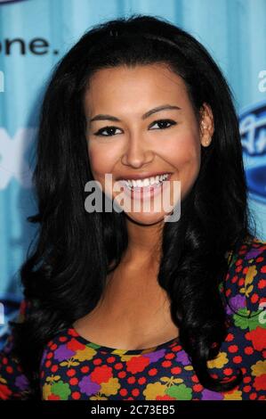 13 July 2020 - Naya Rivera, the actress best known for playing cheerleader Santana Lopez on Glee, has been confirmed dead. Rivera, 33, is believed to have drowned while swimming in the lake with her 4-year-old son, who was found asleep on their rental pontoon boat after it was overdue for return. 05 March 2009 - Los Angeles, CA - Naya Rivera. American Idol Top 12 Party held at Area. Photo Credit: Byron Purvis/AdMedia / MediaPunch Stock Photo