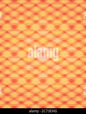 Seamless textile pattern in tribal style embroidered plaid. Vector background for your creativity Stock Vector