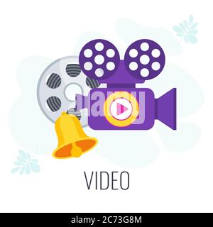 Landing page icon. Marketing flat vector illustration. Stock Vector