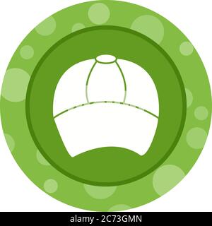 Unique Cap Vector Glyph Icon Stock Vector