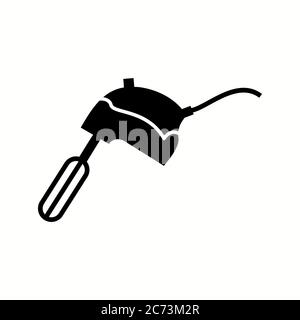 Unique Mixer Glyph Vector Icon Stock Vector