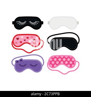 Sleep Mask Icons Multi Series Stock Illustration - Download Image Now -  Blindfold, Clip Art, Closed - iStock