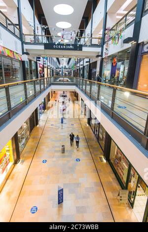 Scenes from Edinburgh&rsquo;s Ocean Terminal shopping mall, which is 
