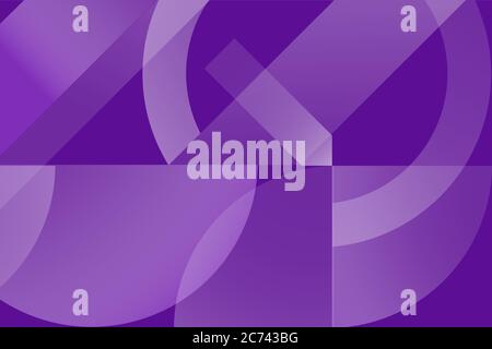 Abstract colored background from triangles, circles and lines. Vector. Geometric figures. Horizontal vibrant gradient background for projects. Modern Stock Vector