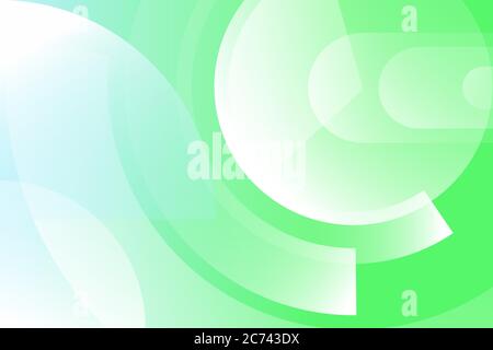 Abstract colored background from triangles, circles and lines. Vector. Geometric figures. Horizontal vibrant gradient background for projects. Modern Stock Vector