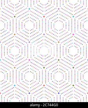 Modern Vector Seamless Dotted Pattern Stock Vector