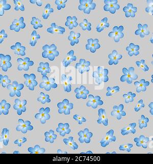 Flower Seamless Pattern Stock Vector