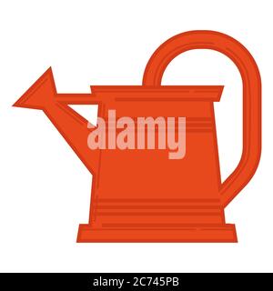 Watering can, care for plants in garden vector Stock Vector