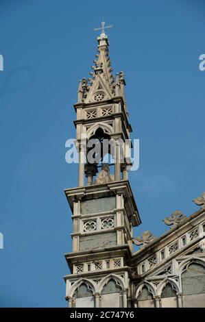 Italy, Lombardy, Monza, outdoor, cathedral, external facade, Stock Photo