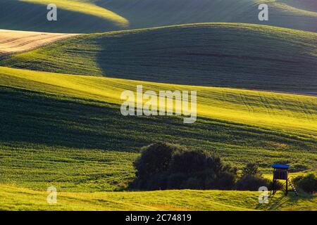 Rural landscape of Turiec region in northern Slovakia. Stock Photo