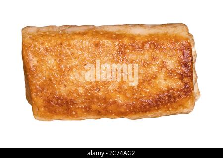 Pancakes stuffed with tuna isolated on white background Stock Photo