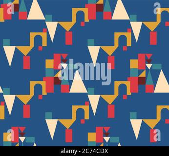 Summer. Colors. Pattern without seams. Stock Vector