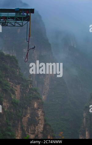 Longqing Gorge, North of Beijing, China Stock Photo