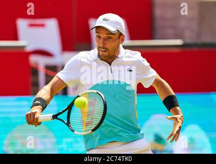 Berlin, Germany. 14th July, 2020. Roberto BAUTISTA AGUT (ESP) lost his match against Matteo BERRETTINI ( ITA) at the bett1 ACES Tennis Tournament on grass in Berlin , July 14, 2020.  © Peter Schatz / Alamy Live News Credit: Peter Schatz/Alamy Live News Stock Photo