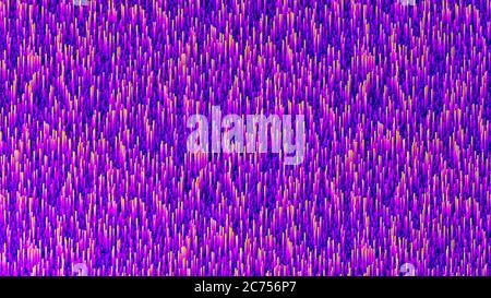 Abstract geometric 3d shapes background made of colorful bars, big digital data concept Stock Photo