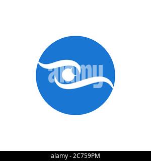 eye vector design template illustration Stock Vector
