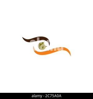 eye vector design template illustration Stock Vector