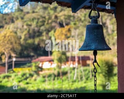 Small Bell Isolated On White Background. Stock Photo, Picture and Royalty  Free Image. Image 65807827.