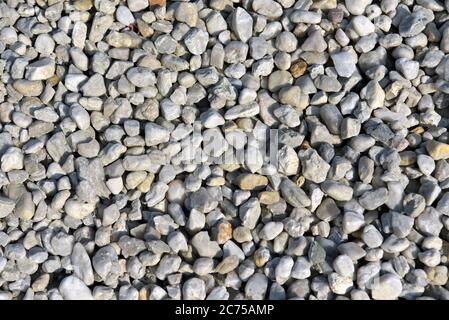 open pit mining of sand and gravel Stock Photo