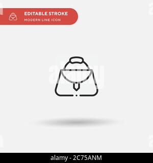 Italian Simple vector icon. Illustration symbol design template for web mobile UI element. Perfect color modern pictogram on editable stroke. Italian icons for your business project Stock Vector