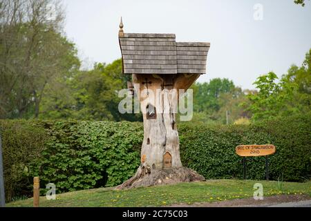 The Tree of Imagination, Lower Peover, Knutsford,. Cheshire. Stock Photo