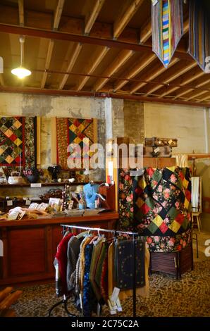 Oamaru's Victorian Precinct is a special hub filled with vintgae shops, galleries and old heritage collector. Stock Photo