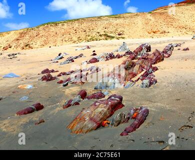 Beach of Pedra Furada, Jericoacoara, Brazil Stock Photo