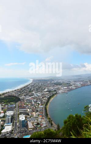 Mount Maunganui is a town in the Bay of Plenty, New Zealand. Stock Photo