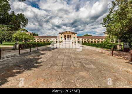 Italy Veneto Fanzolo - Villa Emo - Andrea Palladio Stock Photo