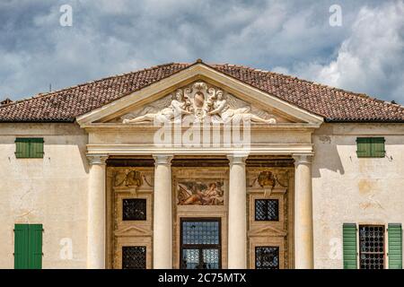 Italy Veneto Fanzolo - Villa Emo - Andrea Palladio Stock Photo