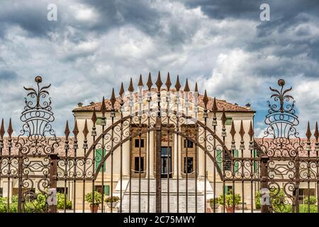 Italy Veneto Fanzolo - Villa Emo - Andrea Palladio Stock Photo