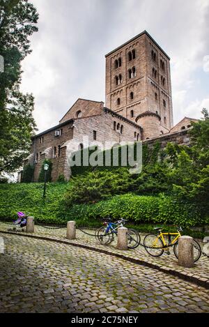 Entrance to the cloisters, Manhattan, New York City, New York, United States Stock Photo