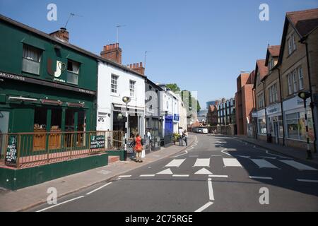 Commercial properties on Walton Street in Jericho in Oxford in the UK. Taken on the 24th June 2020. Stock Photo