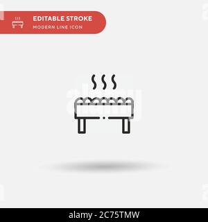 Cool Simple vector icon. Illustration symbol design template for web mobile UI element. Perfect color modern pictogram on editable stroke. Cool icons for your business project Stock Vector