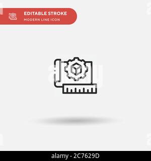Prototyping Simple vector icon. Illustration symbol design template for web mobile UI element. Perfect color modern pictogram on editable stroke. Prototyping icons for your business project Stock Vector
