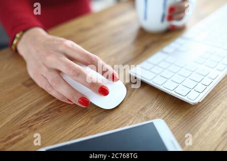 Detailed picture of worker Stock Photo