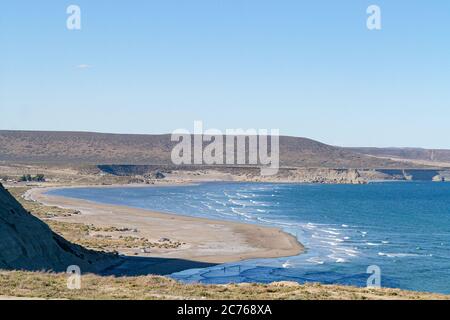'La Tranquera' Beach - Santa Cruz province, Argentina Stock Photo
