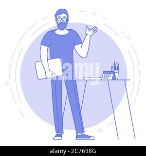 vector business communication Stock Vector