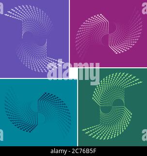 circle geometric movement curves logo Stock Vector Image & Art - Alamy