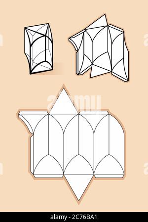 Complex Form Layouts Complex form with blueprint template Stock Vector Image & Art - Alamy