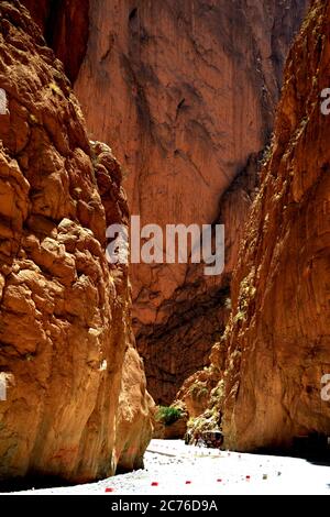 Todra Gorge in Morocco Stock Photo