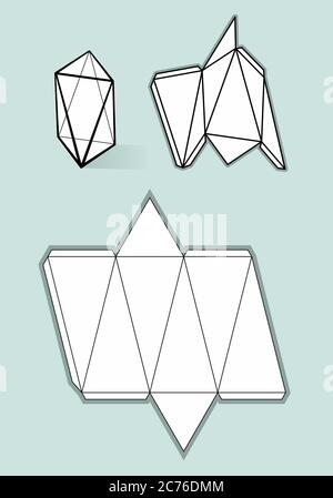 Complex form with blueprint template Stock Vector Image & Art - Alamy