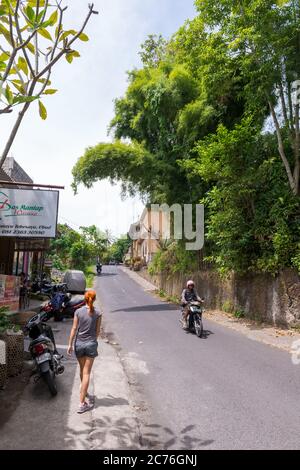 Streets of Ubud Stock Photo