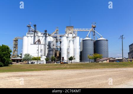 Goderich Elevator And Transit Company Grain Terminal On Harbour Street Goderich Ontario Canada Lake Huron Goderich Ontario Canada Stock Photo