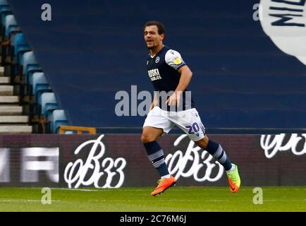 LONDON, United Kingdom, JULY 14:during EFL Sky Bet Championship between Millwall and Blackburn Rovers at The Den Stadium, London on 14th JuLY, 2020 Credit: Action Foto Sport/Alamy Live News Stock Photo