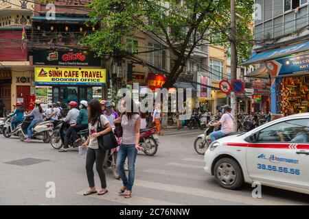 Hanoi city centre Stock Photo