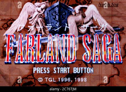 Farland Saga - Sega Saturn Videogame - Editorial use only Stock Photo