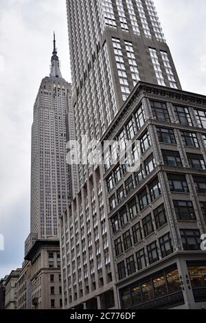 Views of the Empire State Building and other skyscrapers. The Empire ...